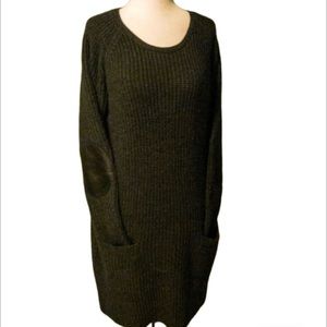 🆕🐾 H&M Elbow Patch Sweater Dress